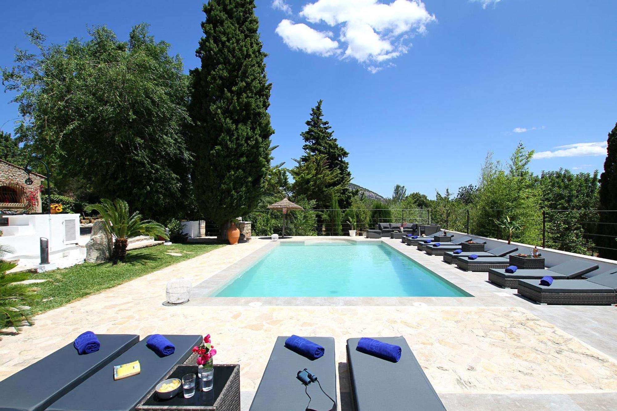 Country Lane Set In Hills Pollença